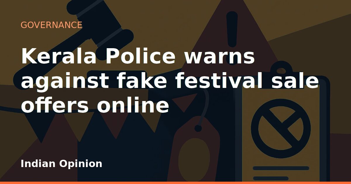 Kerala Police warns against fake festival sale offers online