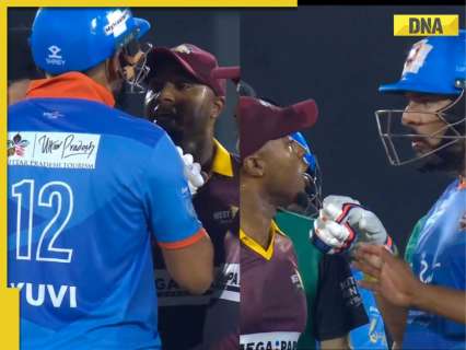 IND-M vs WI-M: Yuvraj Singh gets involved in heated exchange with West Indies Masters player during IML 2025 final