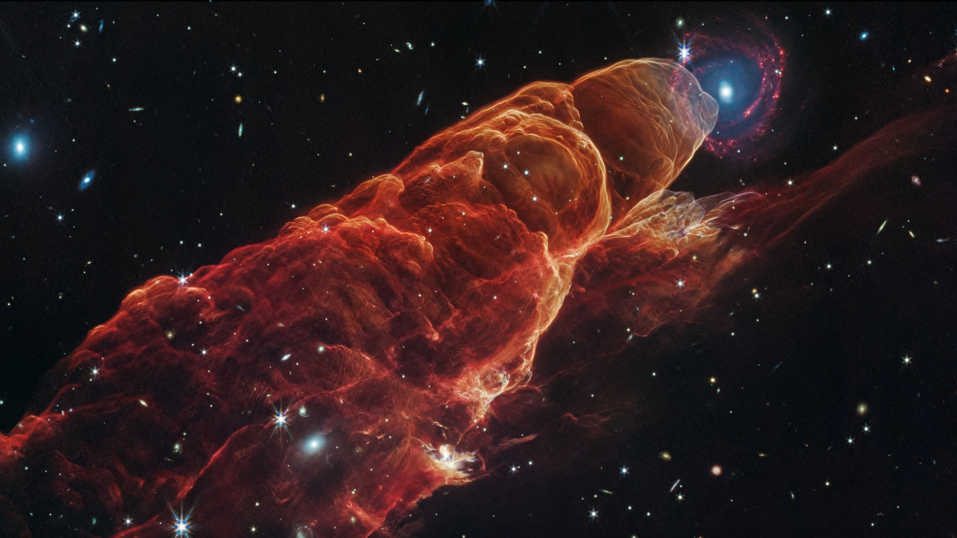 ‘Cosmic tornado’ swirls in breathtaking new James Webb Space Telescope image