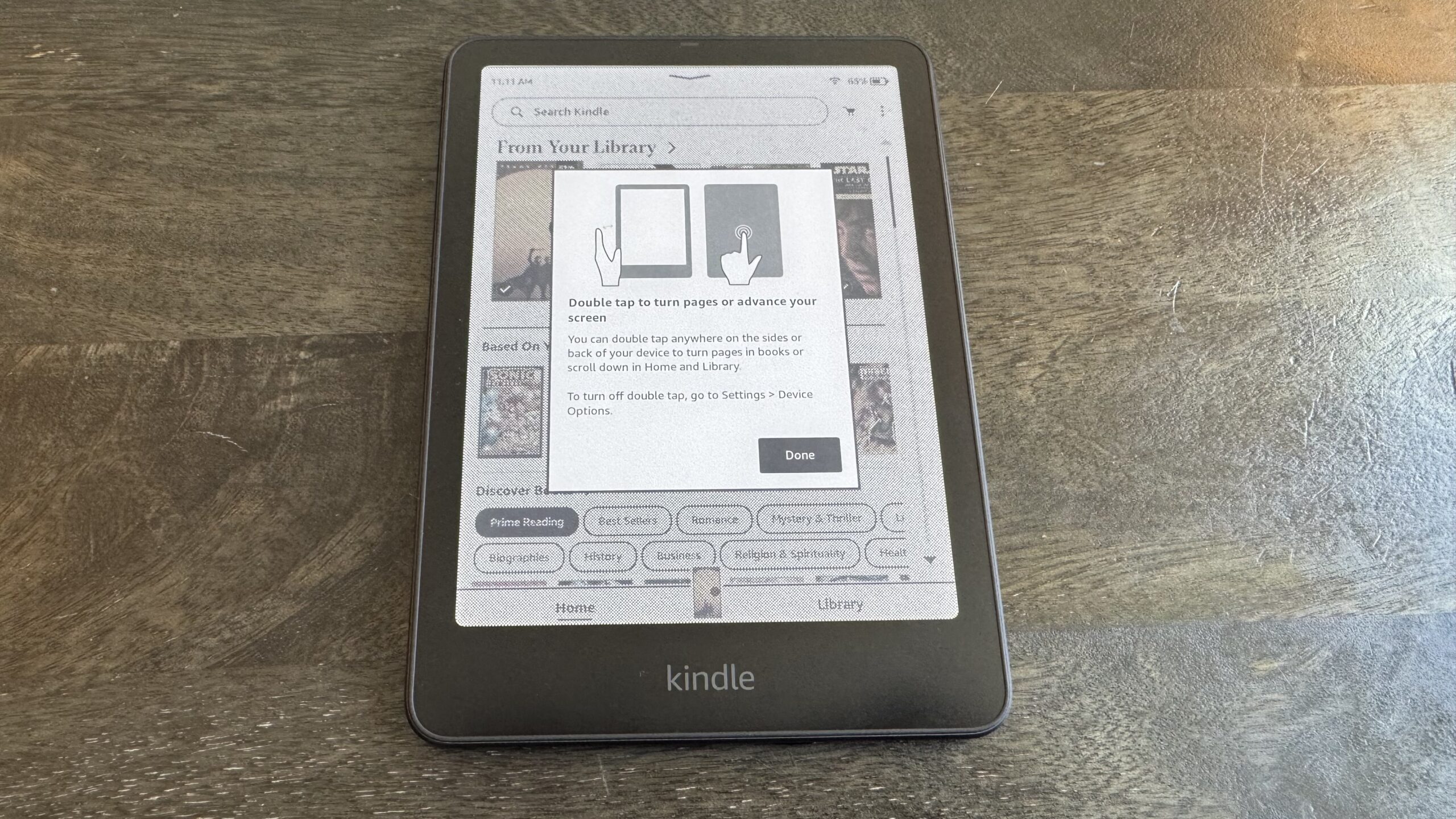 You Can Finally Turn the Page on Some Kindles Without Tapping the Screen