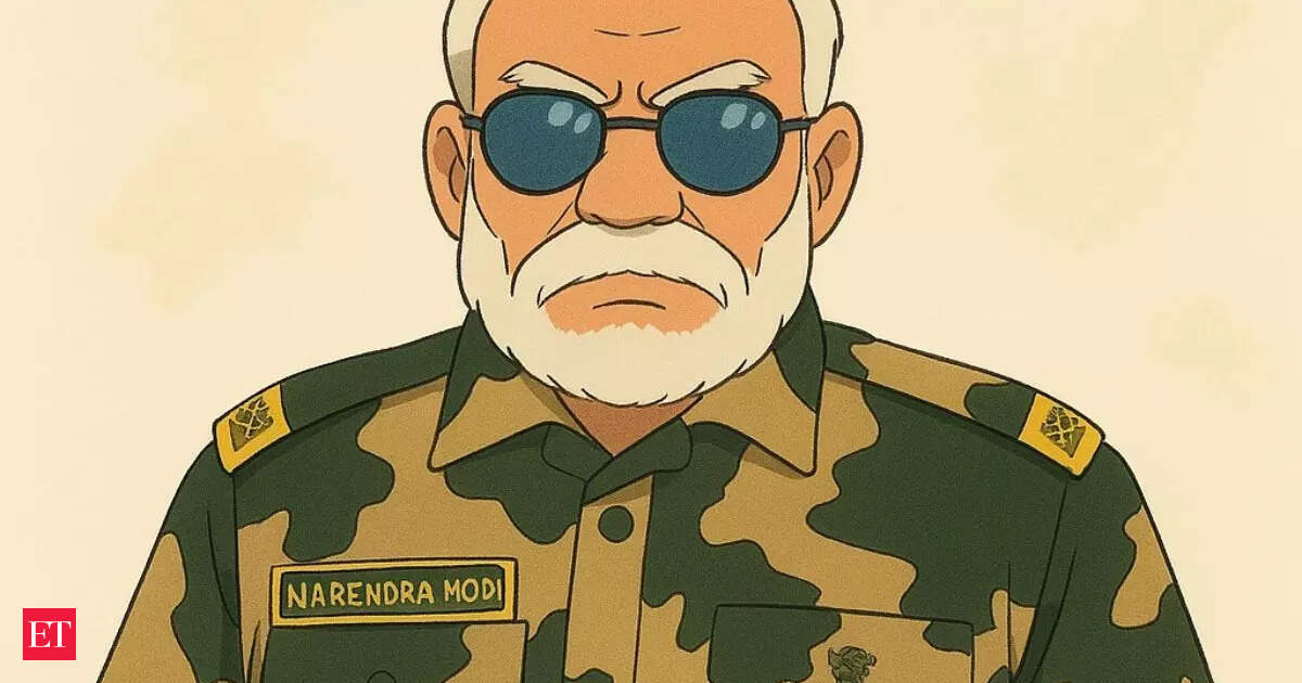 ‘Main character? No. He’s the whole storyline’: Modi goes Ghibli! AI-generated art reimagines PM’s key moments in style