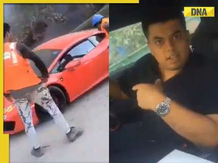 ‘Koi marr gaya hai’? asks Lamborghini driver after hitting two pedestrians on footpath