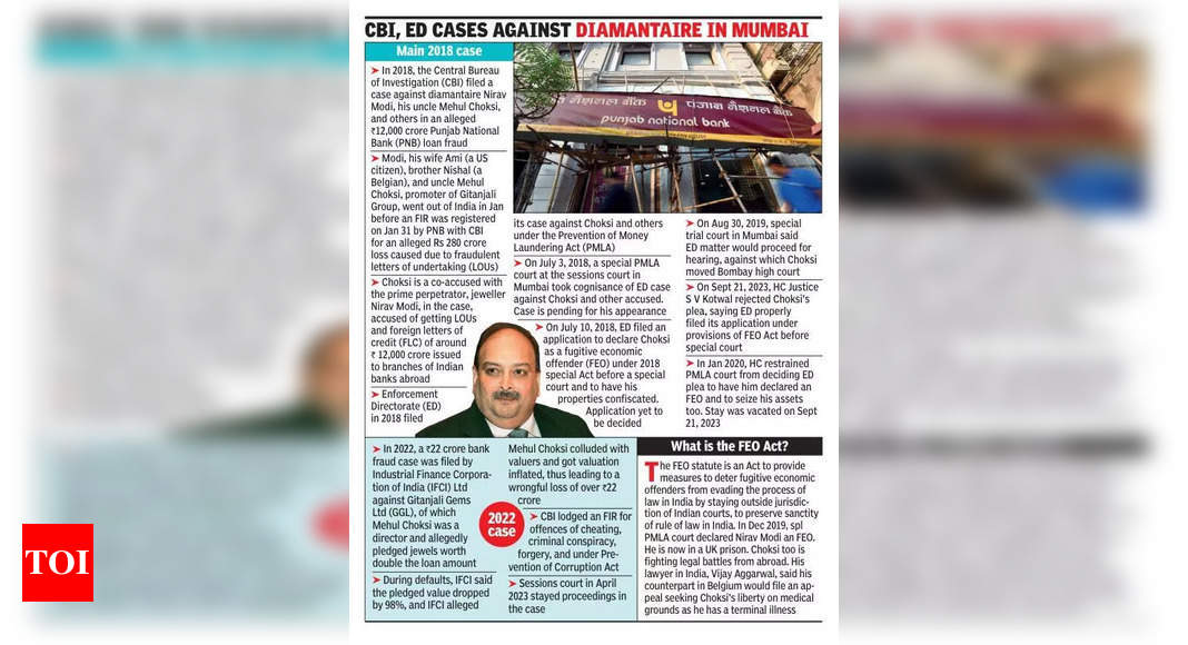 Choksi held in Belgium, but return a challenge