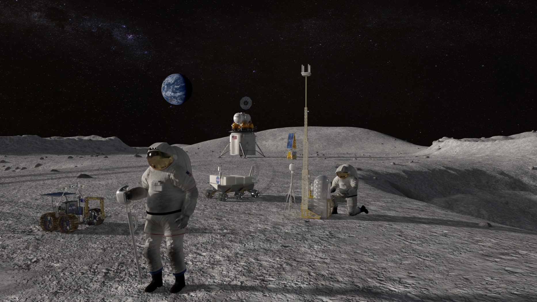 Piezoelectric-Based Power Conversion for Lunar Surface Systems