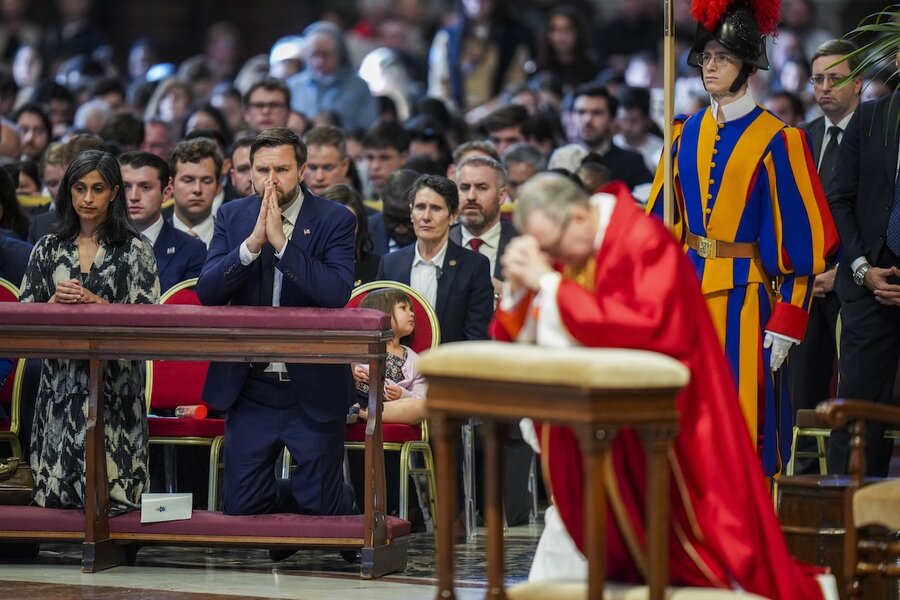 JD Vance visits the Vatican for Easter after papal rebuke over Trump’s migrant crackdown