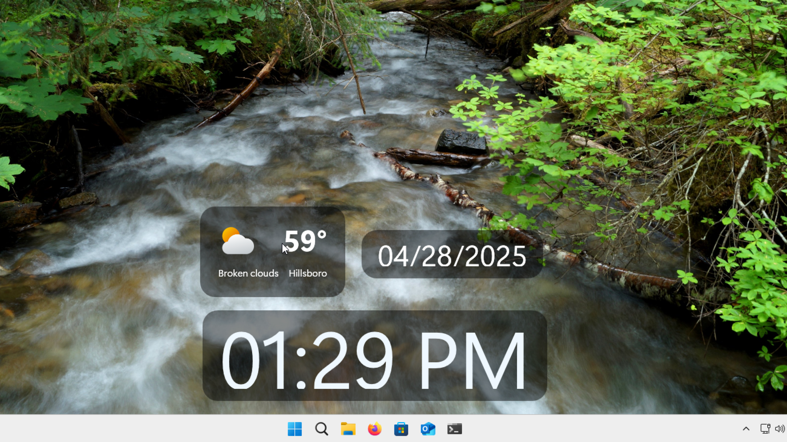 This Windows App Lets You Add Time, Weather, and Other Widgets to Your Wallpaper