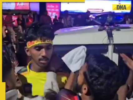 Viral video: CSK and RCB fans go head-to-head outside Chinnaswamy Stadium after thrilling match, watch