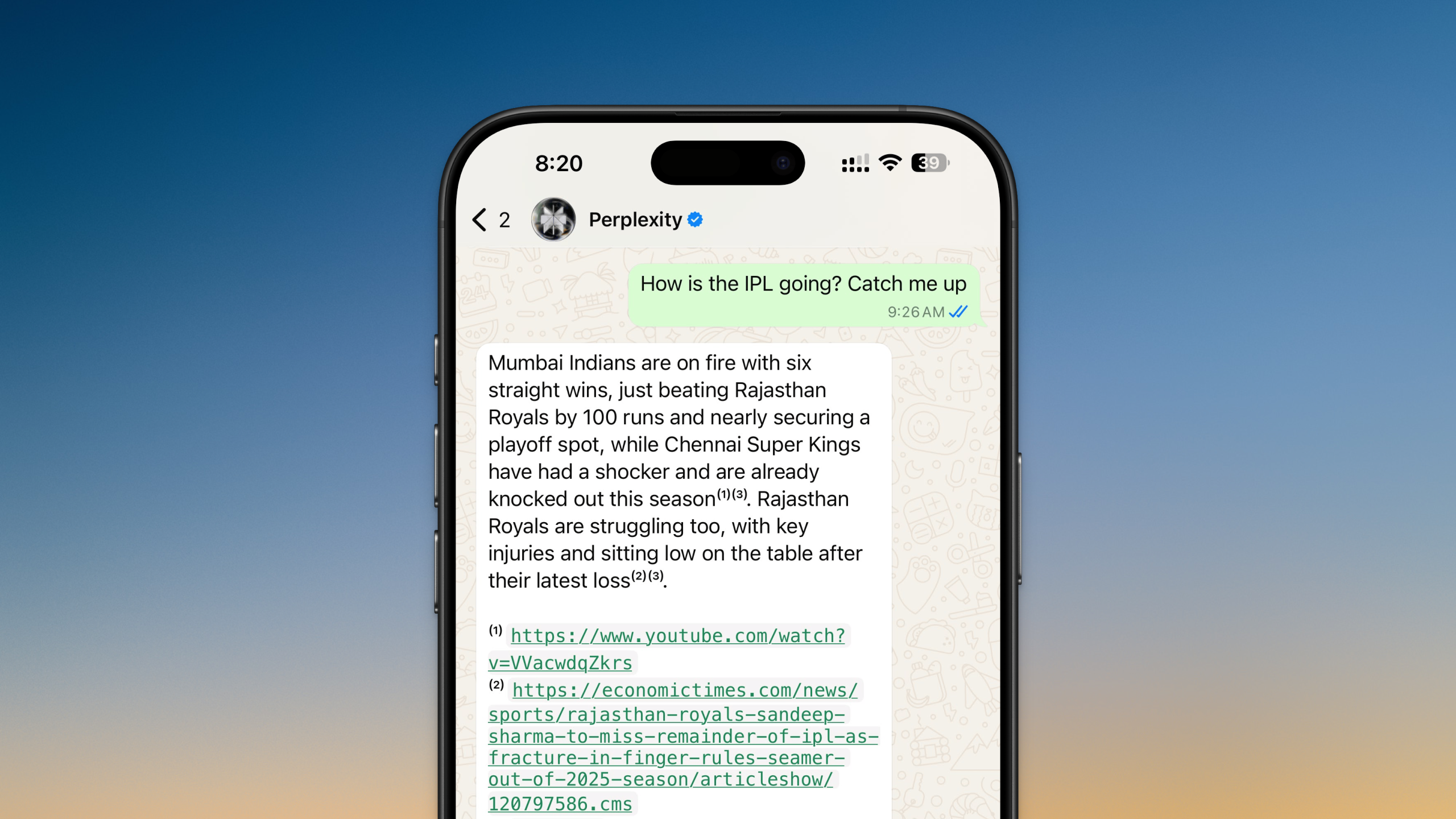 You Can Now Talk to Perplexity AI Directly From WhatsApp