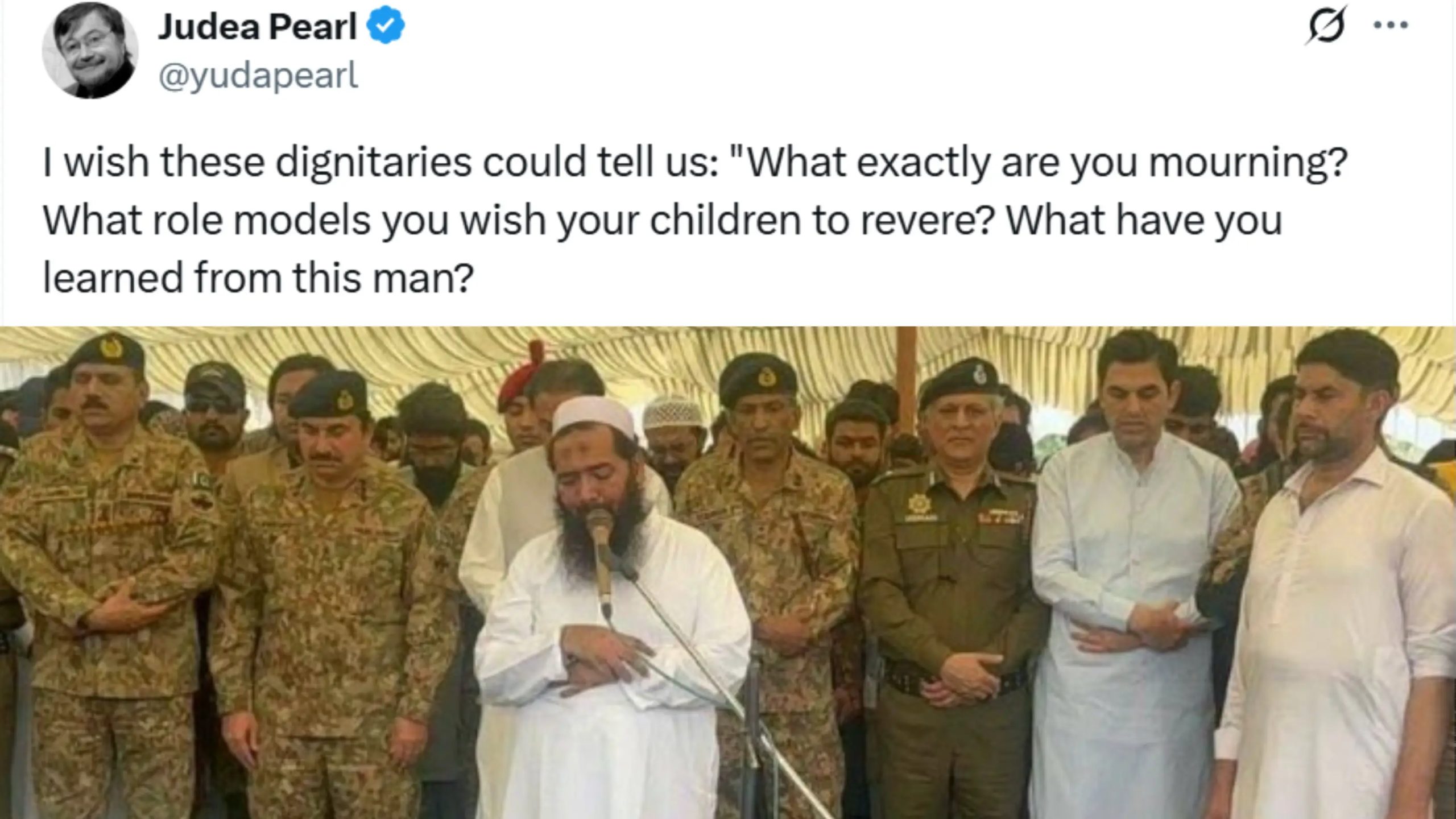 What Exactly Are You Mourning? Daniel Pearl’s Father Asks Searing Questions To Pak Army Attending Terrorists Funerals