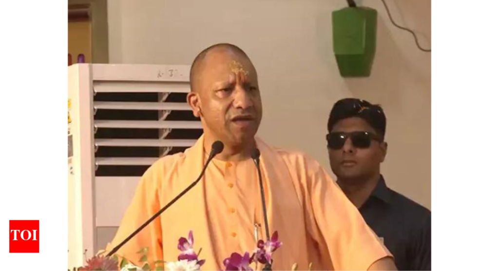 ‘Terrorism will sink Pakistan one day,’ said Yogi Adityanath at the inauguration of the Hanuman Katha Mandap