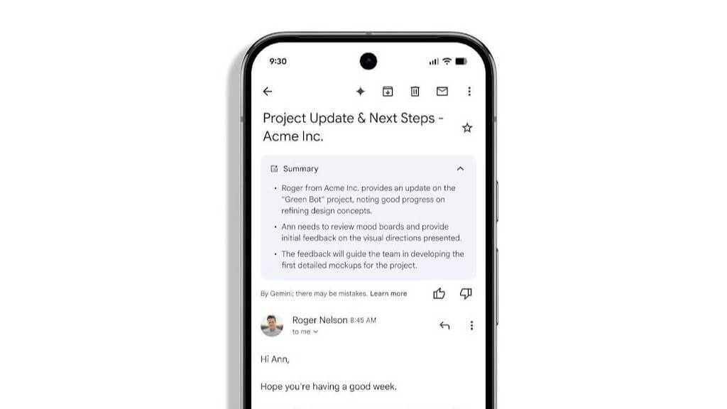 Gmail Will Automatically Summarize Your Emails Using Gemini AI (but You Can Disable It)