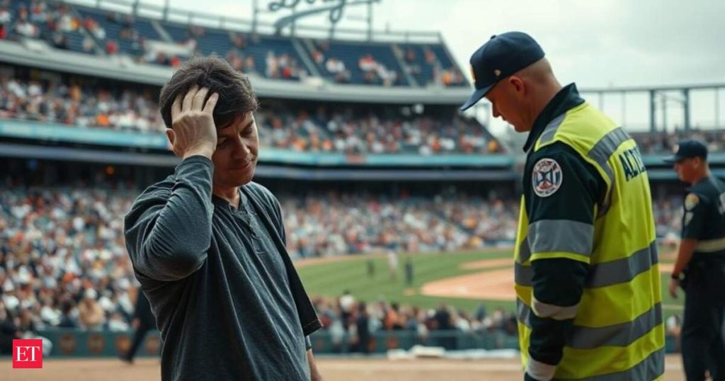 A Yankees fan claims stadium debris fell from the sky during World Series rematch, Dodgers scramble to investigate