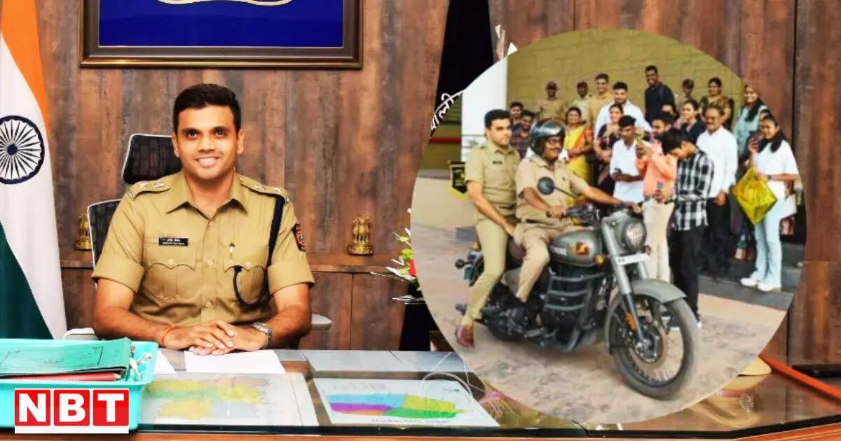 कॉन्स्टेबल को था बुलेट चलाने का शौक, रिटायरमेंट के दिन एसपी साहब ने सपना पूरा कर दिया
