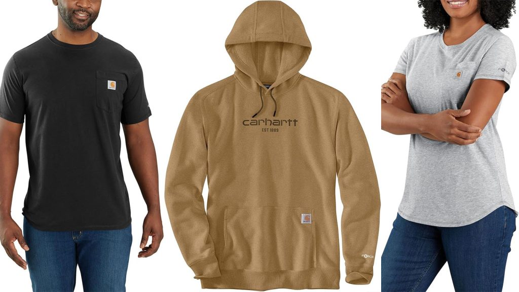 Stock up on Carhartt Force T-shirts, shorts, pants, and hoodies with sun protection during this rare Amazon sale