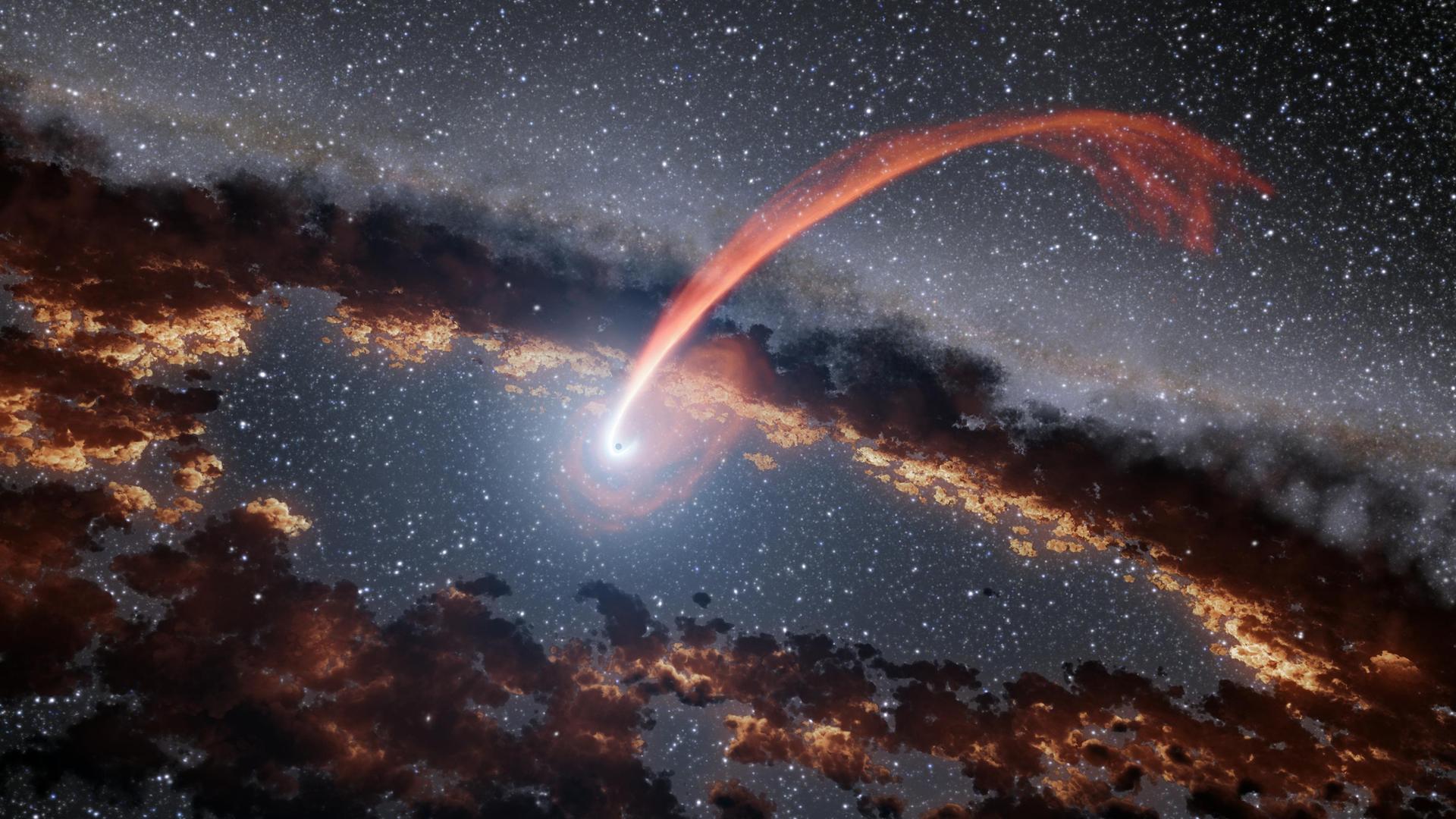 3 Black Holes Caught Eating Massive Stars in NASA Data