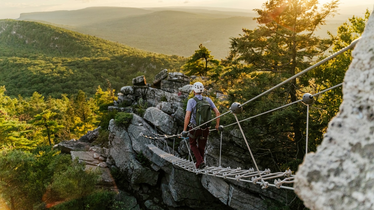 Via ferratas are taking city adventurers to new heights in the U.S.