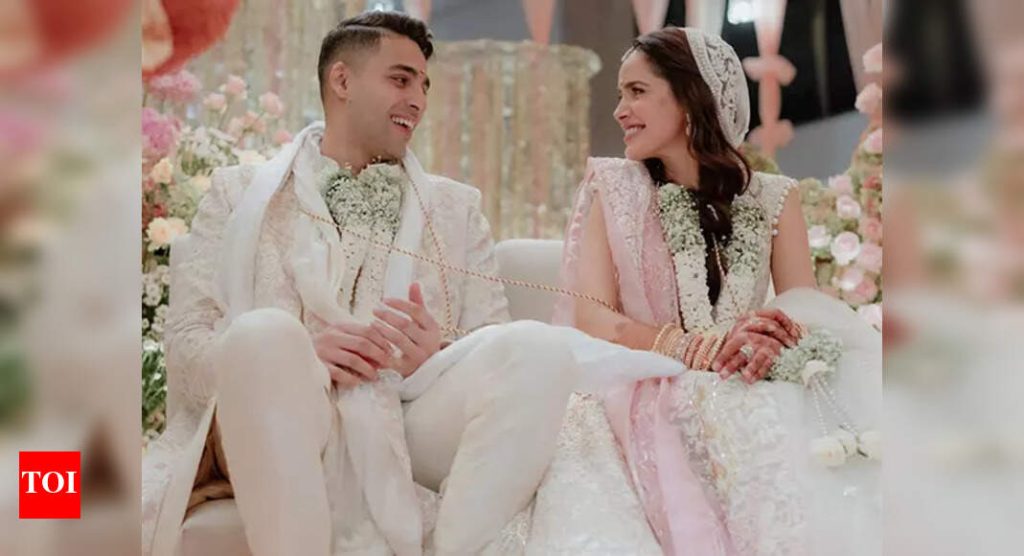 Neil Nitin Mukesh, Ashutosh Gowariker grace Shazahn Padamsee and Ashish Kanakia’s wedding reception