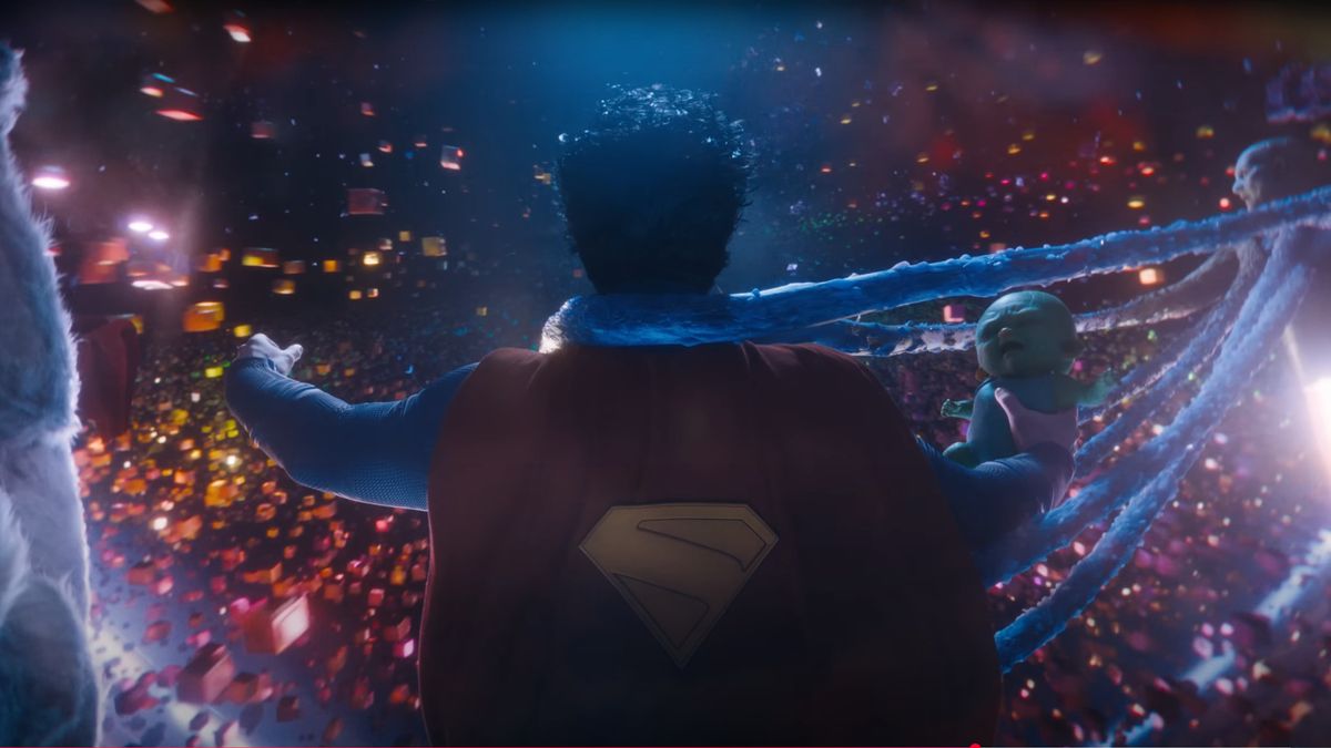 Superman battles Lex Luthor and holds a weird little green alien baby in the epic final trailer for James Gunn’s ‘Superman’ (video)
