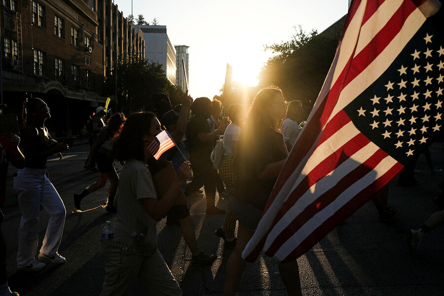 Troops in the streets and political violence: Americans grapple with a charged moment