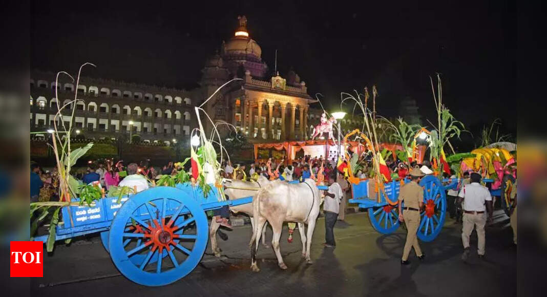 Kempegowda Jayanti: Cart-pulling oxen rekindle Bengaluru’s long-forgotten tradition