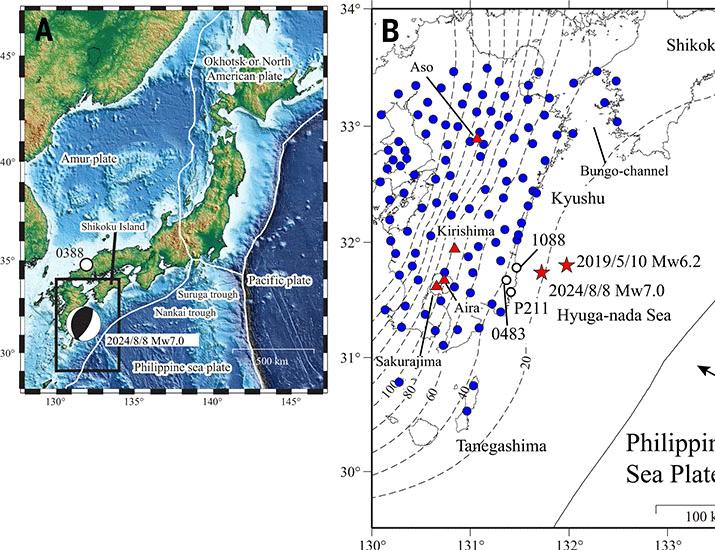 Interplate slip before, during, and after the 2024 Mw 7 Hyuga-nada earthquake, southwest Japan | Science