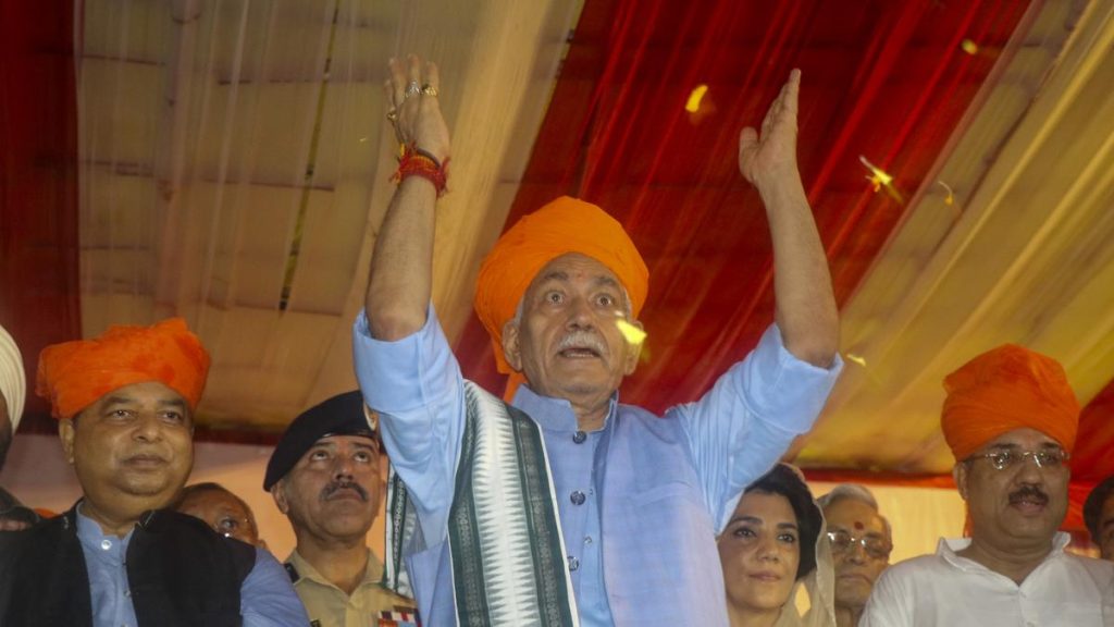 J&K LG Manoj Sinha Urges Unity to Counter Terrorist Influence in Society