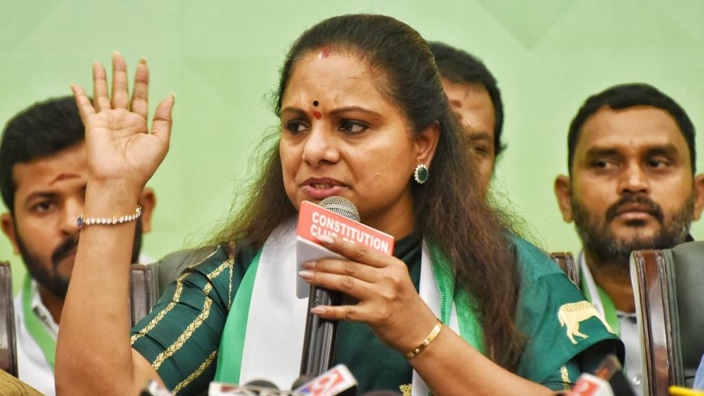 Kavitha Warns of Halt in Train Services Over Pending 42% BC Quota Approval by Centre