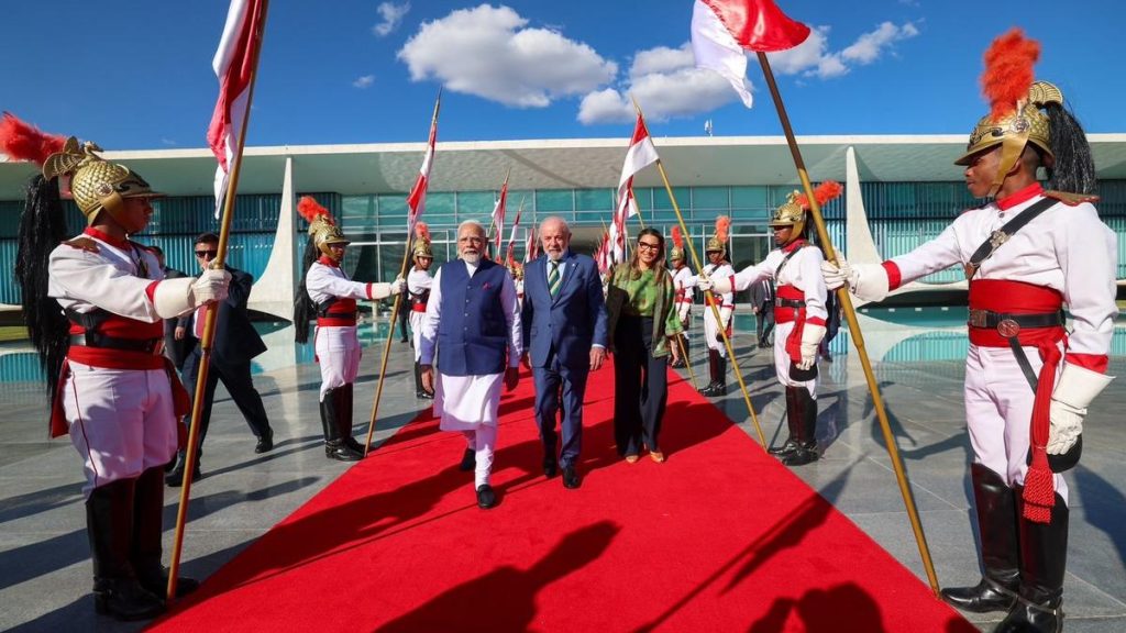 PM Modi Departs for Namibia After Brazil Visit