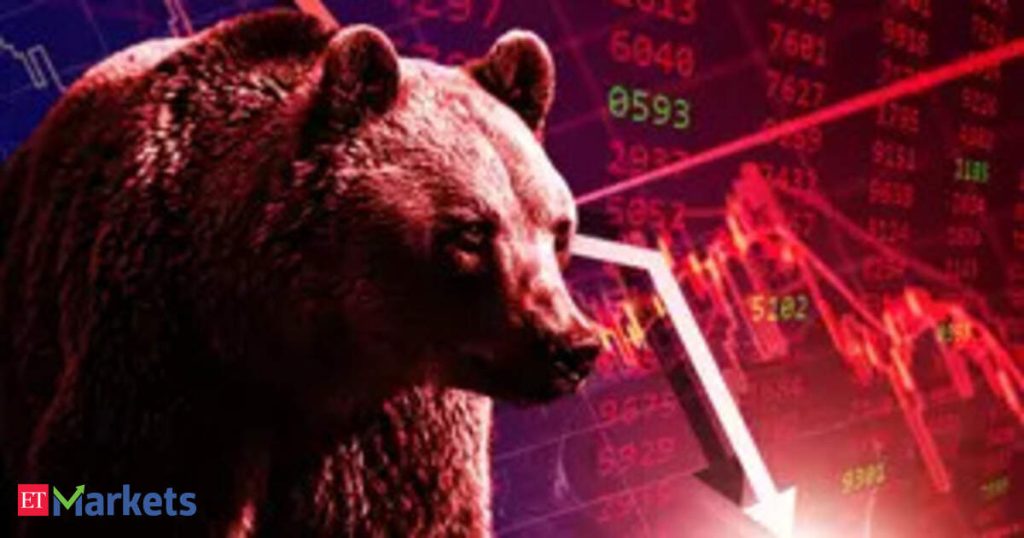 IT stocks drag Sensex over 300 pts lower, Nifty below 25,300