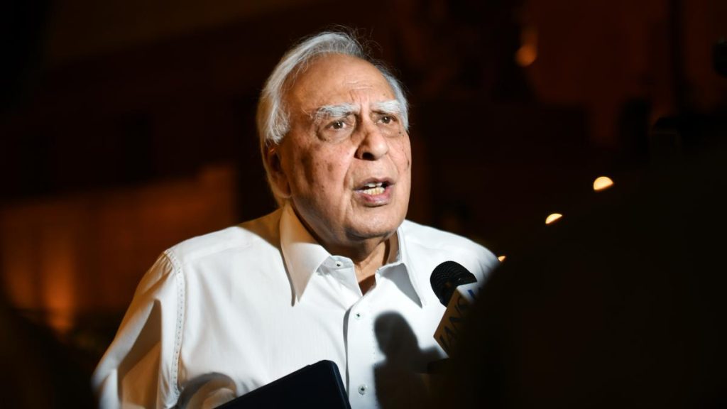 Kapil Sibal Urges Opposition to Demand Probe Against Yadav Before Backing Govt on Varma Case