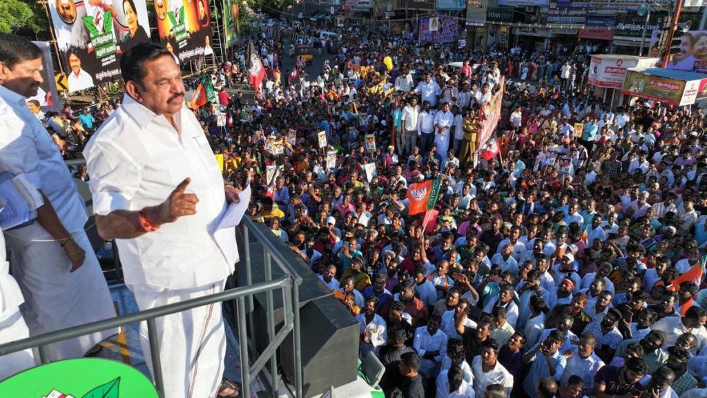 Edappadi K. Palaniswami Claims Rising Debts Under DMK Rule