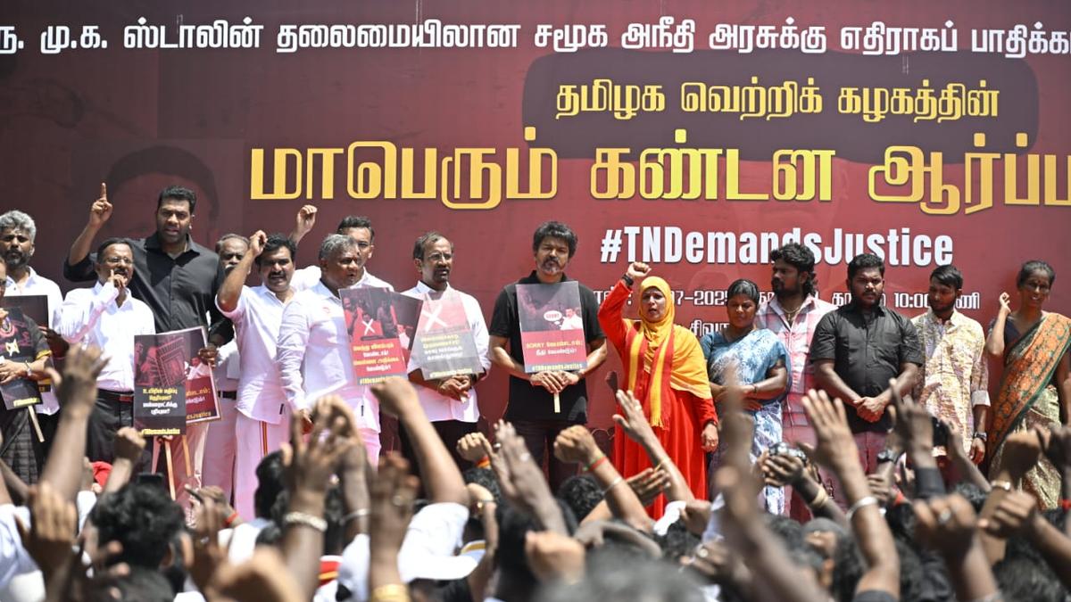 vijay-leads-tvk-protest-against-custodial-deaths-in-tamil-nadu