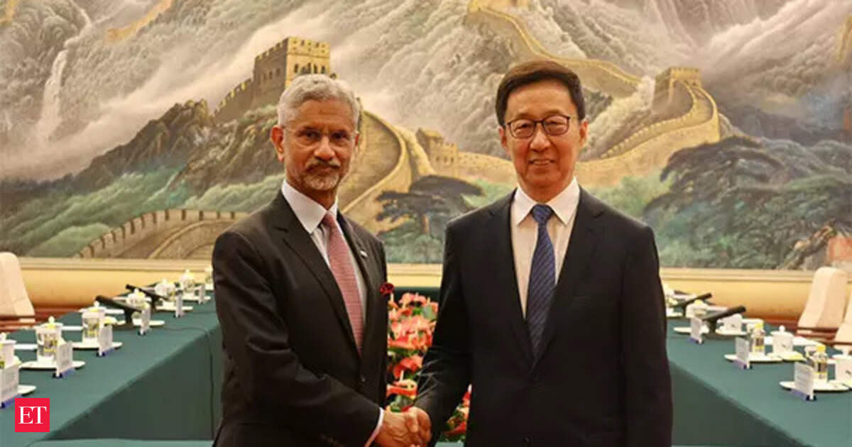 Jaishankar meets China VP, sees ties on right track