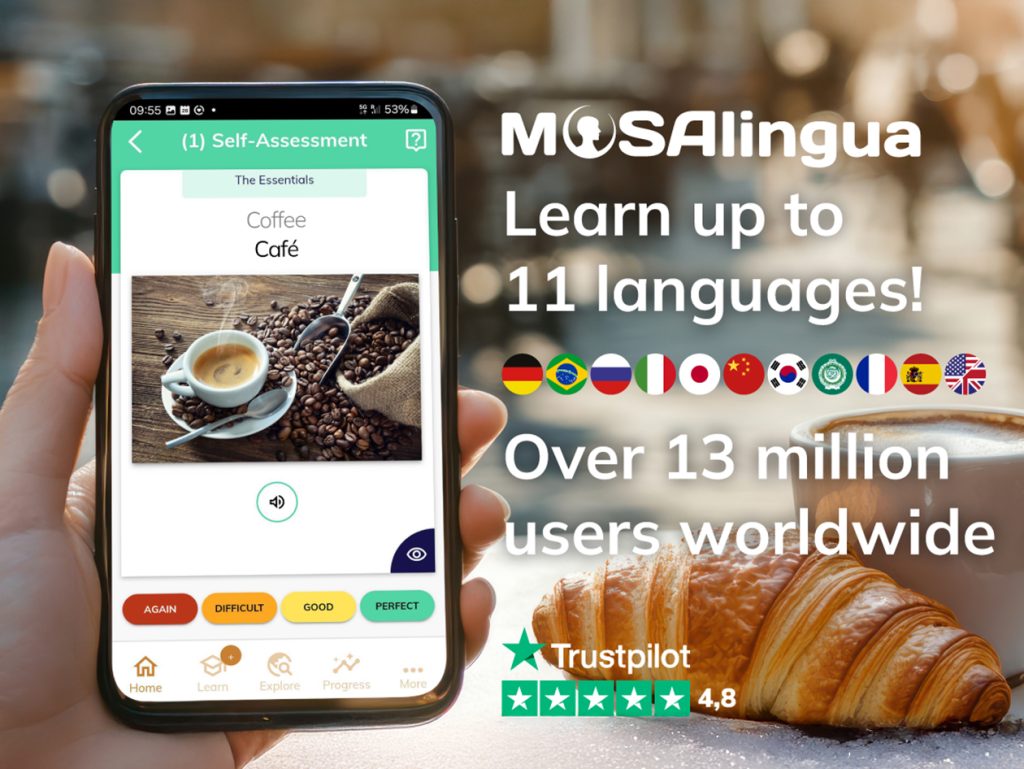 Get fluent fast with a huge discount on the MosaLingua app