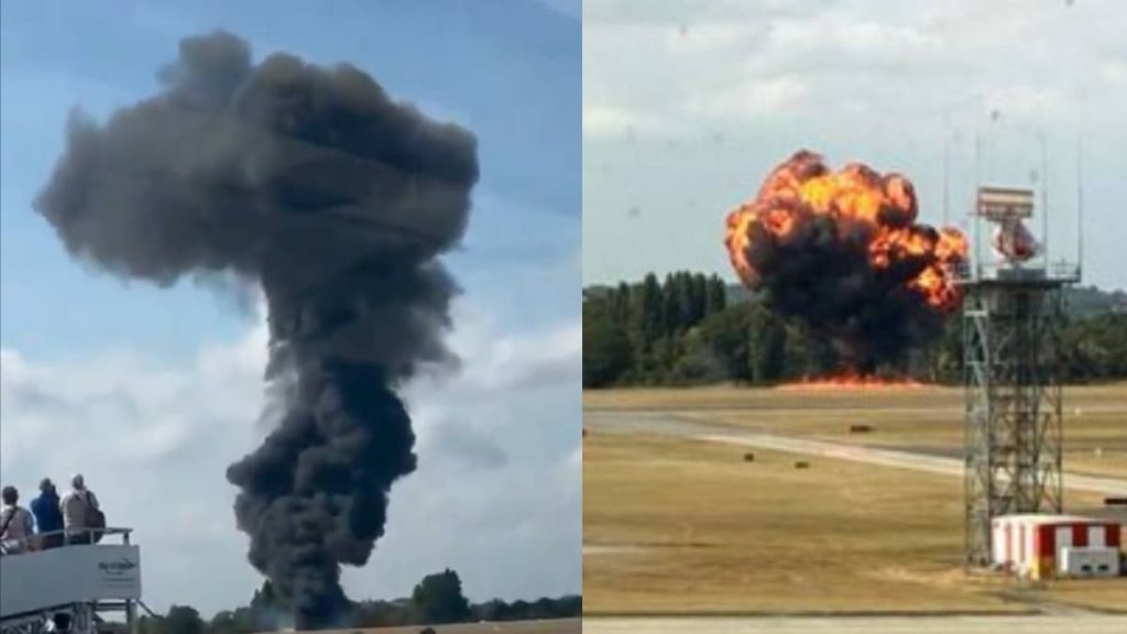 Video Captures Private Plane Exploding Into Fireball at London Southend Airport