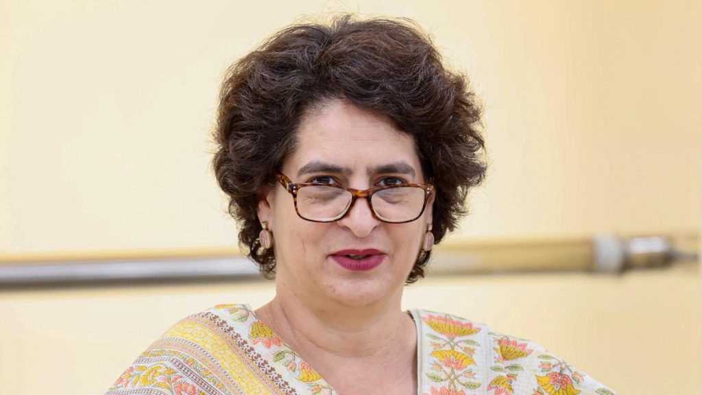 Priyanka Criticizes U.P. School Merger, Alleges Bias Against Dalits and Backward Communities
