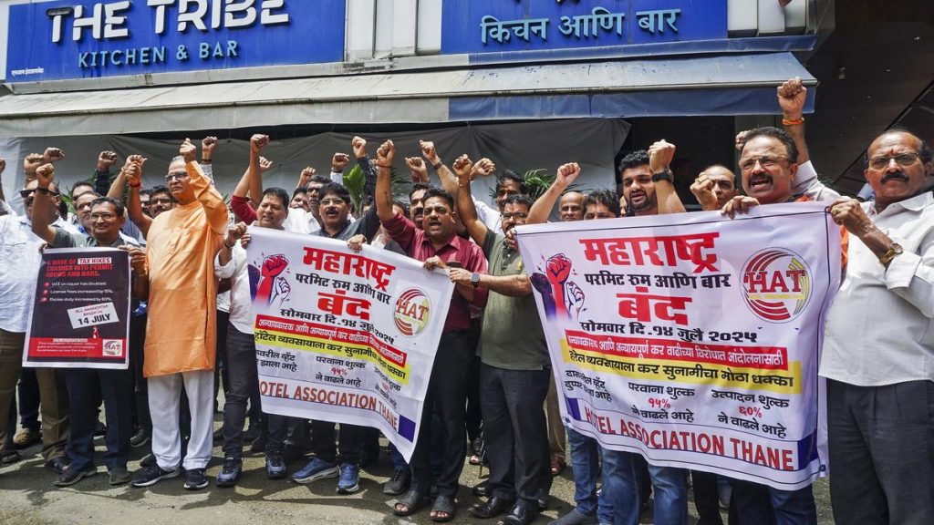 Maharashtra Hotel Association Stages Strike Against Alcohol Duty Hike