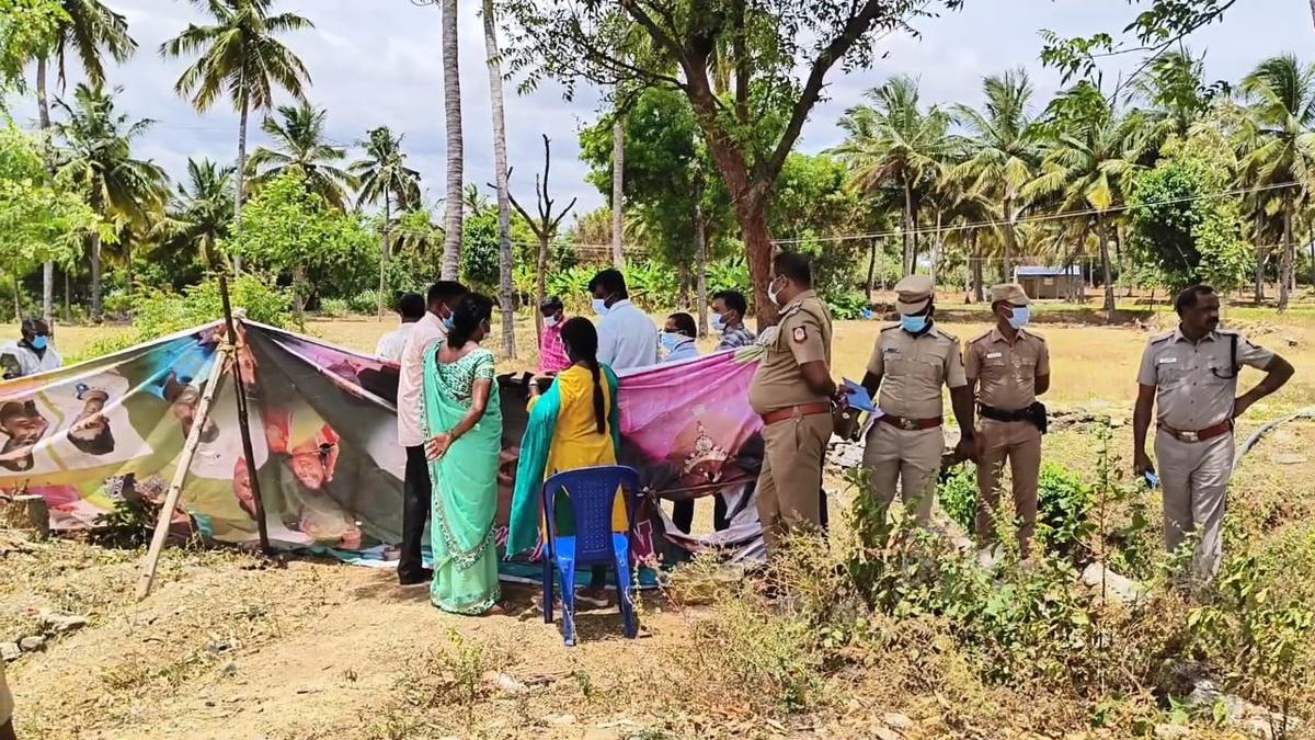 body-exhumed-in-suspected-case-of-female-infanticide-in-tirupattur