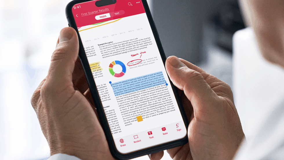 Scan, sign, and send in seconds right from your phone