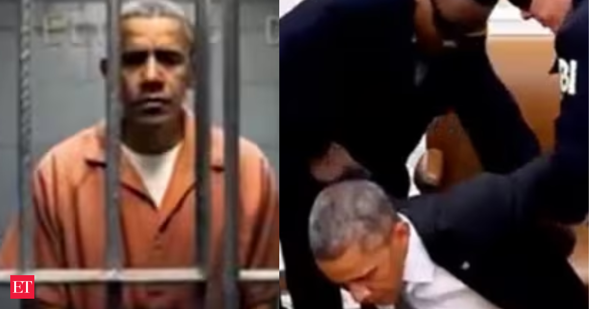 Obama on knees, handcuffed, in jail: Trump posts AI video of Obama after Tulsi Gabbard’s claims of ‘treasonous plot’