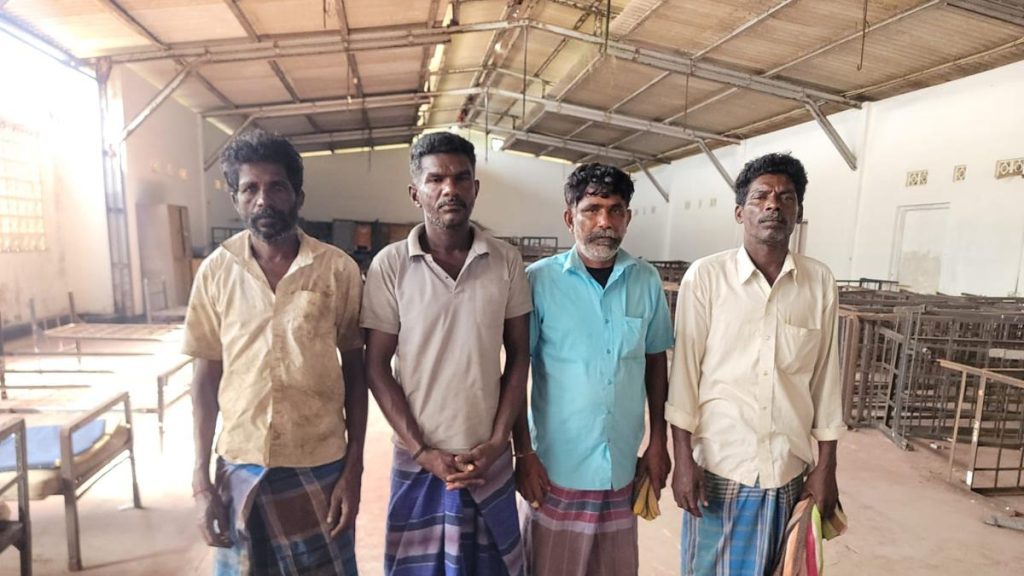 Sri Lankan Navy Arrests Four Fishermen from Rameswaram