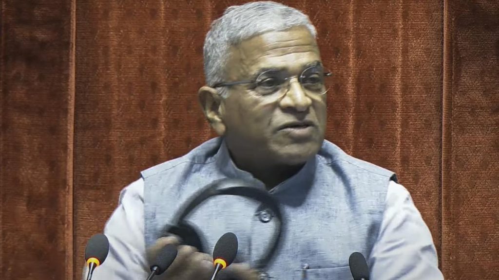 Harivansh Leads Rajya Sabha After Vice President Dhankhar's Resignation
