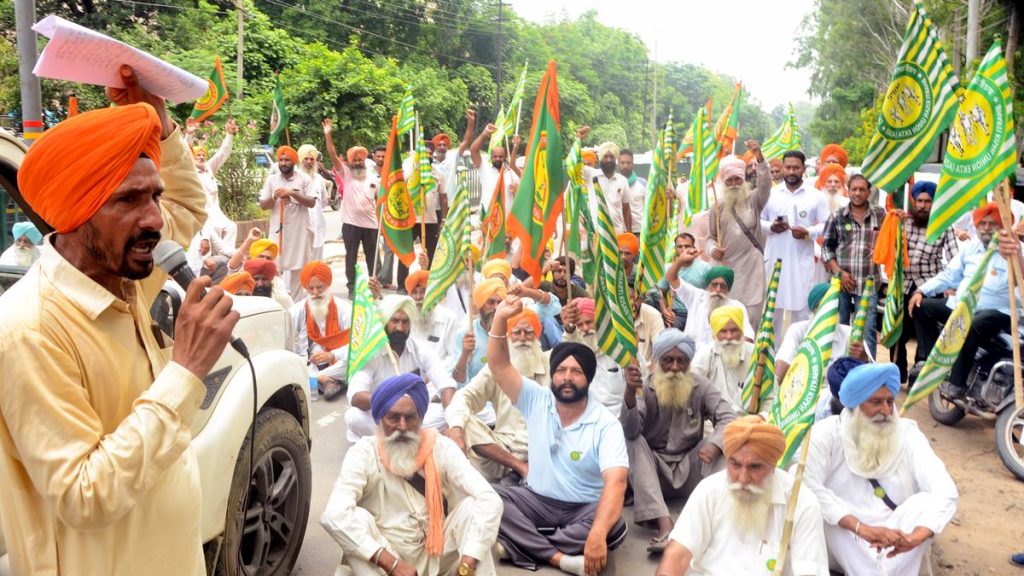Punjab Farmers and Akali Dal Protest Against Land Pooling Policy