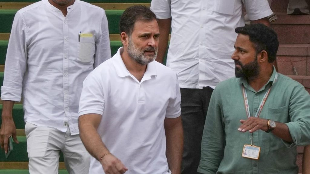 Rahul Gandhi to participate in protest against ‘votes theft’ in Bengaluru on August 4, to give representation to EC officials