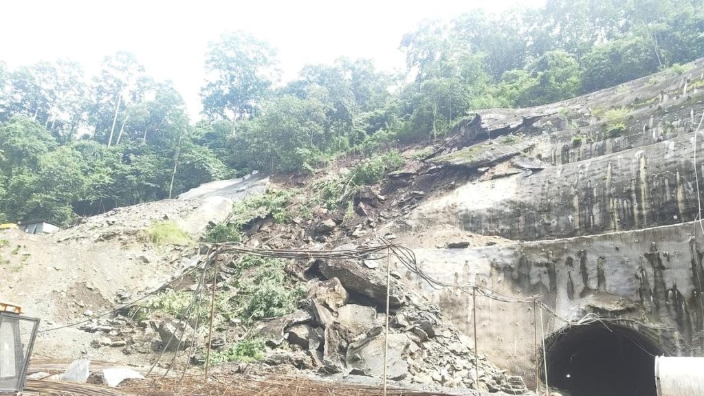 Tunnel Collapse in Kalimpong Amid Heavy North Bengal Rains