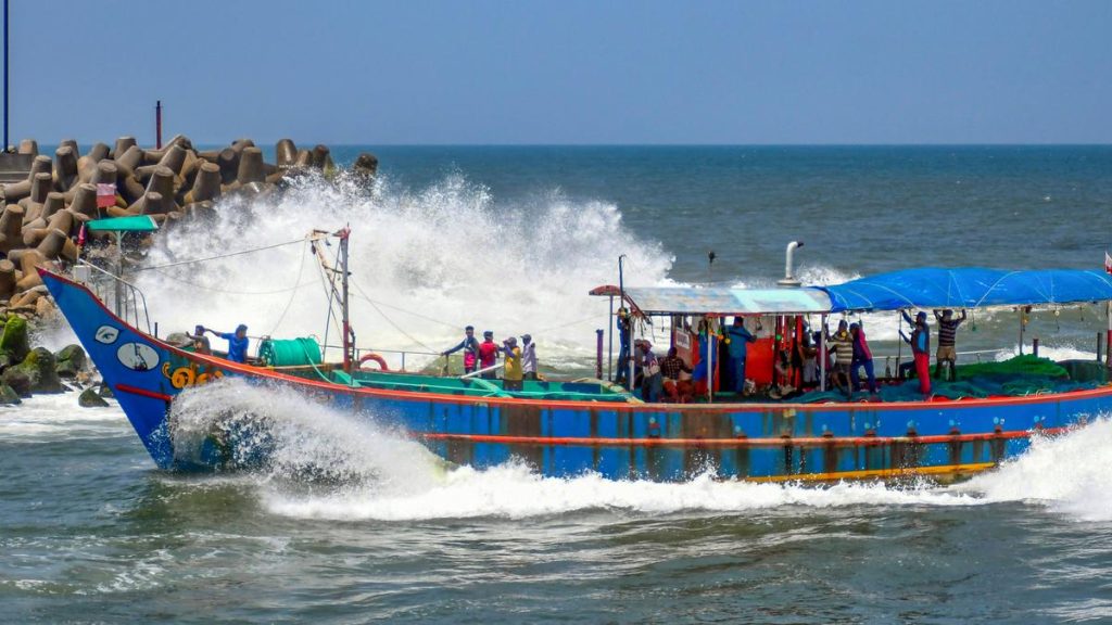 Fishing Boat Capsizes at Kerala's Muthalapozhi Harbour, Five Rescued