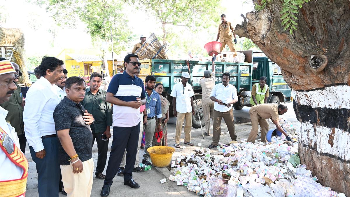 tiruvannamalai-corporation-to-donate-non-biodegradable-waste-for-road-laying-works