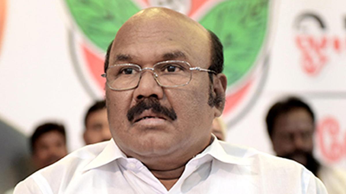 aiadmk-functionaries-criticise-thirumavalavan-for-his-remarks-that-mgr,-jayalalithaa-promoted-brahminism