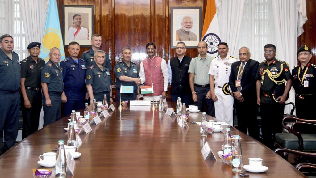India, Kazakhstan Explore Strengthening Defence and Military Ties