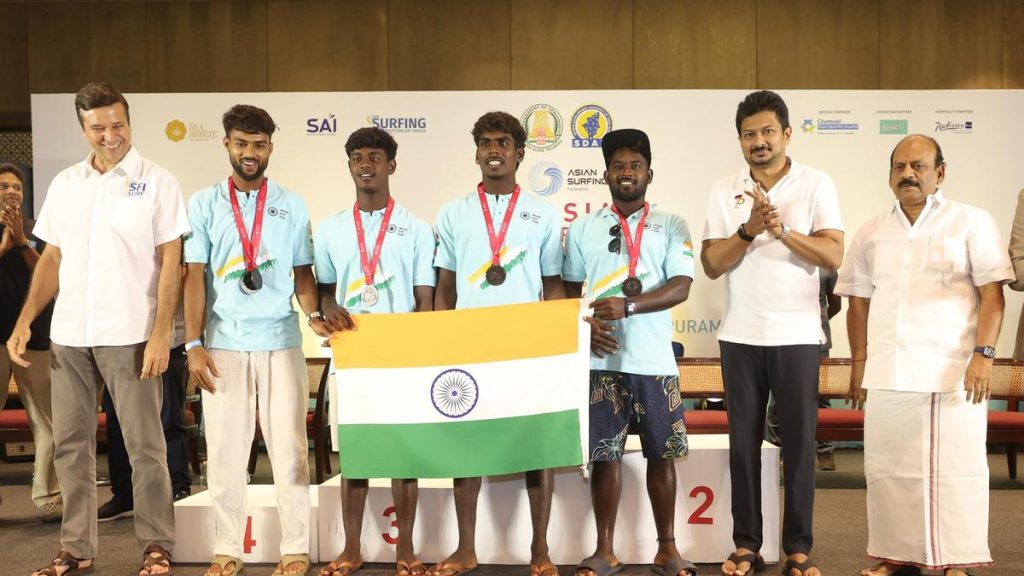 Udhayanidhi Stalin Honours Asian Surfing Championship 2025 Medalists